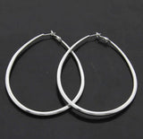 Wanda Drop Hoop Earrings