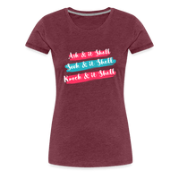 And it Shall T-Shirt - heather burgundy