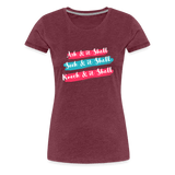 And it Shall T-Shirt - heather burgundy