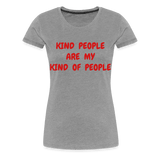 Kind People T-Shirt - heather gray