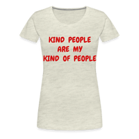 Kind People T-Shirt - heather oatmeal