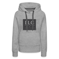 Brown Loc Chic Logo Hoodie - heather grey