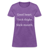 Good, Thick, Slick Hoodie - purple heather