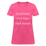 Good, Thick, Slick Hoodie - heather pink