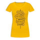Design Destination T-Shirt - sun yellow