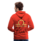 Zodiac Front/Back Hoodie - red