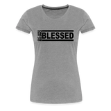 Out Here Being Blessed Premium T-Shirt - heather gray