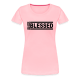 Out Here Being Blessed Premium T-Shirt - pink