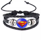 Super Hero Leather Wristband