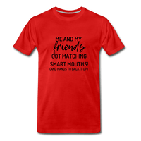 Me and My friends  Unisex T-Shirt - red