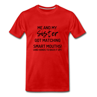 Me and My Sister T-Shirt - red