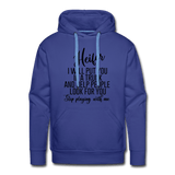 Stop playing with me Unisex Hoodie - royal blue