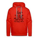 Stop playing with me Unisex Hoodie - red