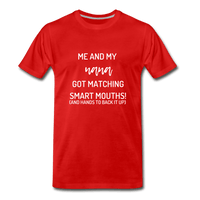 Me and My Nana Unisex T-Shirt - red