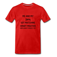 Me and My Son T-Shirt - red