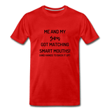 Me and My Son T-Shirt - red