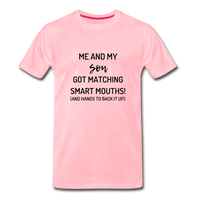 Me and My Son T-Shirt - pink