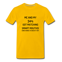 Me and My Son T-Shirt - sun yellow