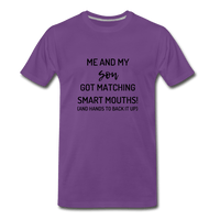 Me and My Son T-Shirt - purple