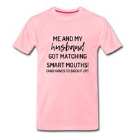 Me and My Husband T-Shirt - pink