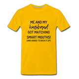 Me and My Husband T-Shirt - sun yellow