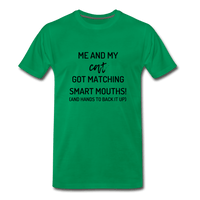 Me and My Cat T-Shirt - kelly green