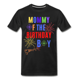 Mom of the Birthday Boy T-Shirt - black