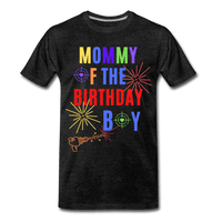 Mom of the Birthday Boy T-Shirt - charcoal grey