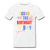 Squad of the Birthday Boy T-Shirt - white