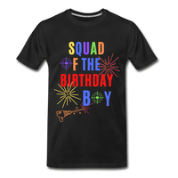 Squad of the Birthday Boy T-Shirt - black