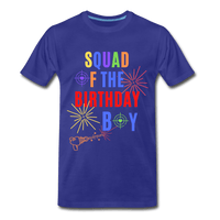 Squad of the Birthday Boy T-Shirt - royal blue