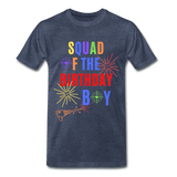 Squad of the Birthday Boy T-Shirt - heather blue
