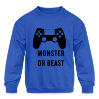 Monster or Beast Sweatshirt - royal blue