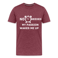No Alarm Needed T-Shirt - heather burgundy